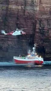 Fishing Boat Captain Thanks Rescuers After 17 Crew Winched to Safety Off Orkney