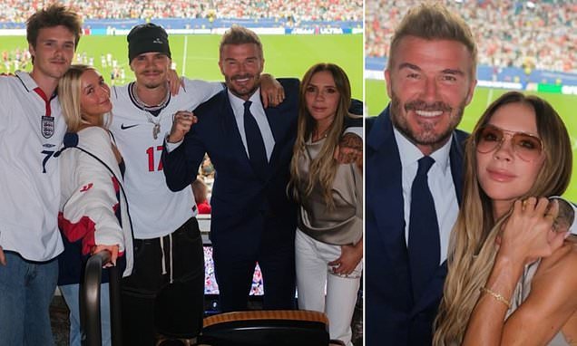 Brooklyn Beckham misses England World Cup victory as family reunites in Miami