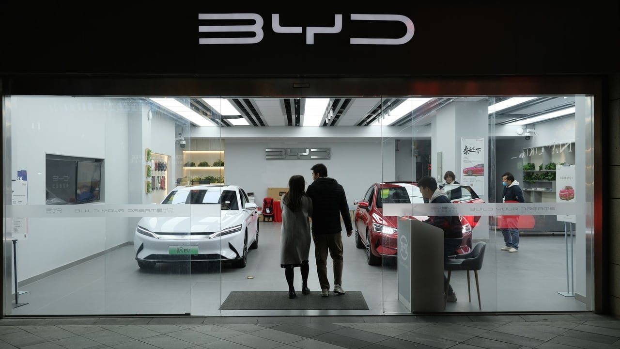 BYD second-quarter profit rises on export growth despite weaker domestic sales