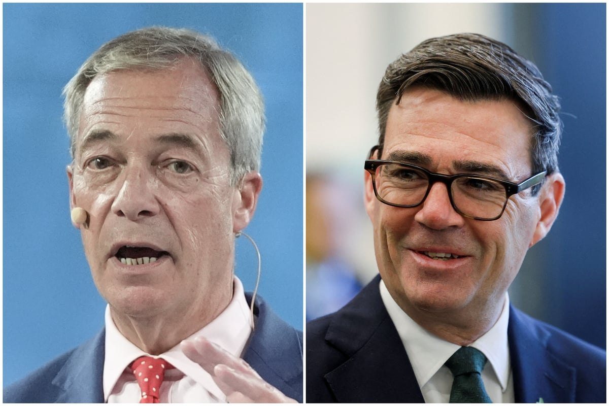 Burnham and Farage trade sharp Brexit remarks ahead of freedom of movement talks