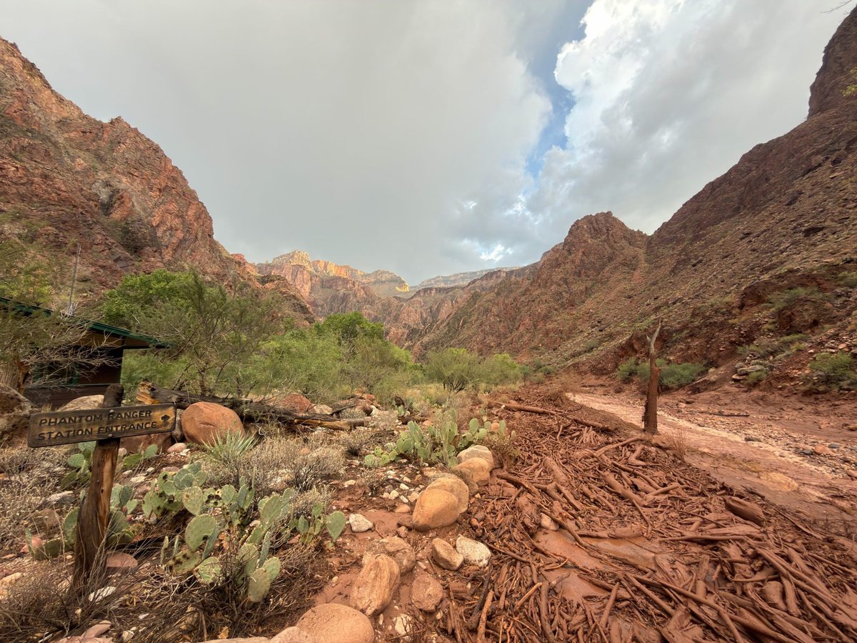 One dead and 15 missing after Grand Canyon flash flood as more storms forecast