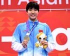 Yu Zidi, 13, Sets Asian Games 200m Butterfly Record