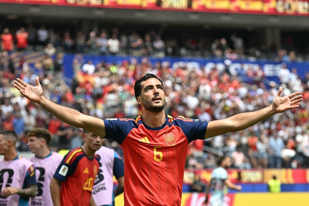 Mikel Merino strikes late to send Spain into World Cup semi-finals