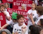 Sarandon and Einbinder arrested as NYPD breaks up anti-Netanyahu protest in New York