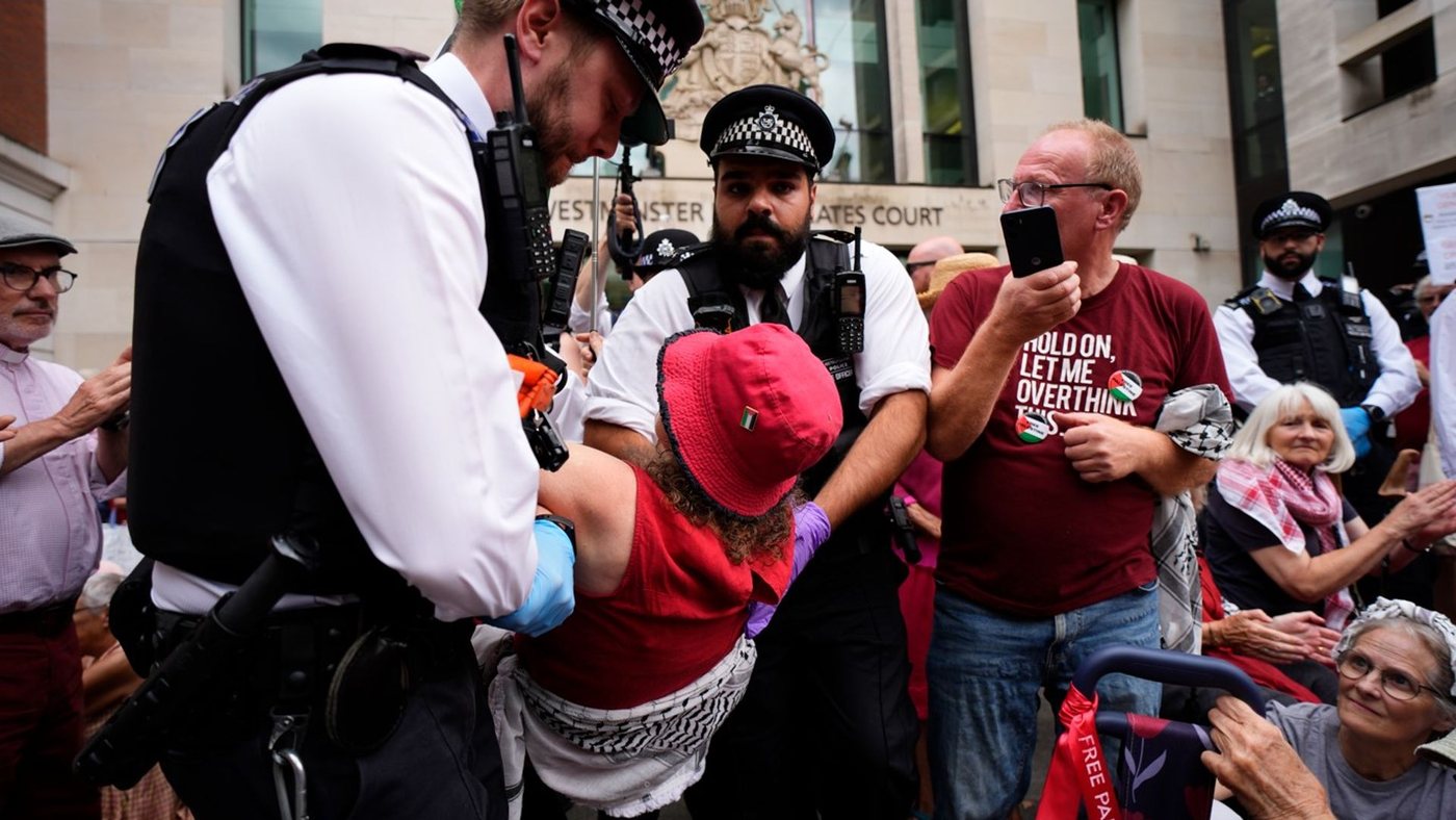 Palestine Action co-founder to challenge terror ban at Supreme Court as 117 arrested