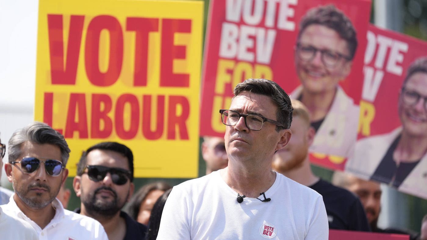 Andy Burnham urges Greater Manchester voters to back Labour in mayoral election