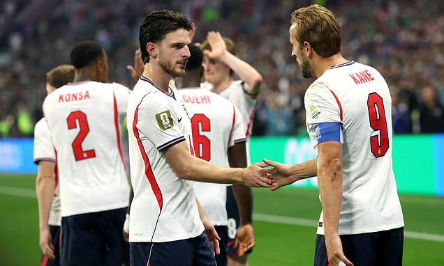 England’s Declan Rice isolated from squad ahead of World Cup quarter-final against Norway