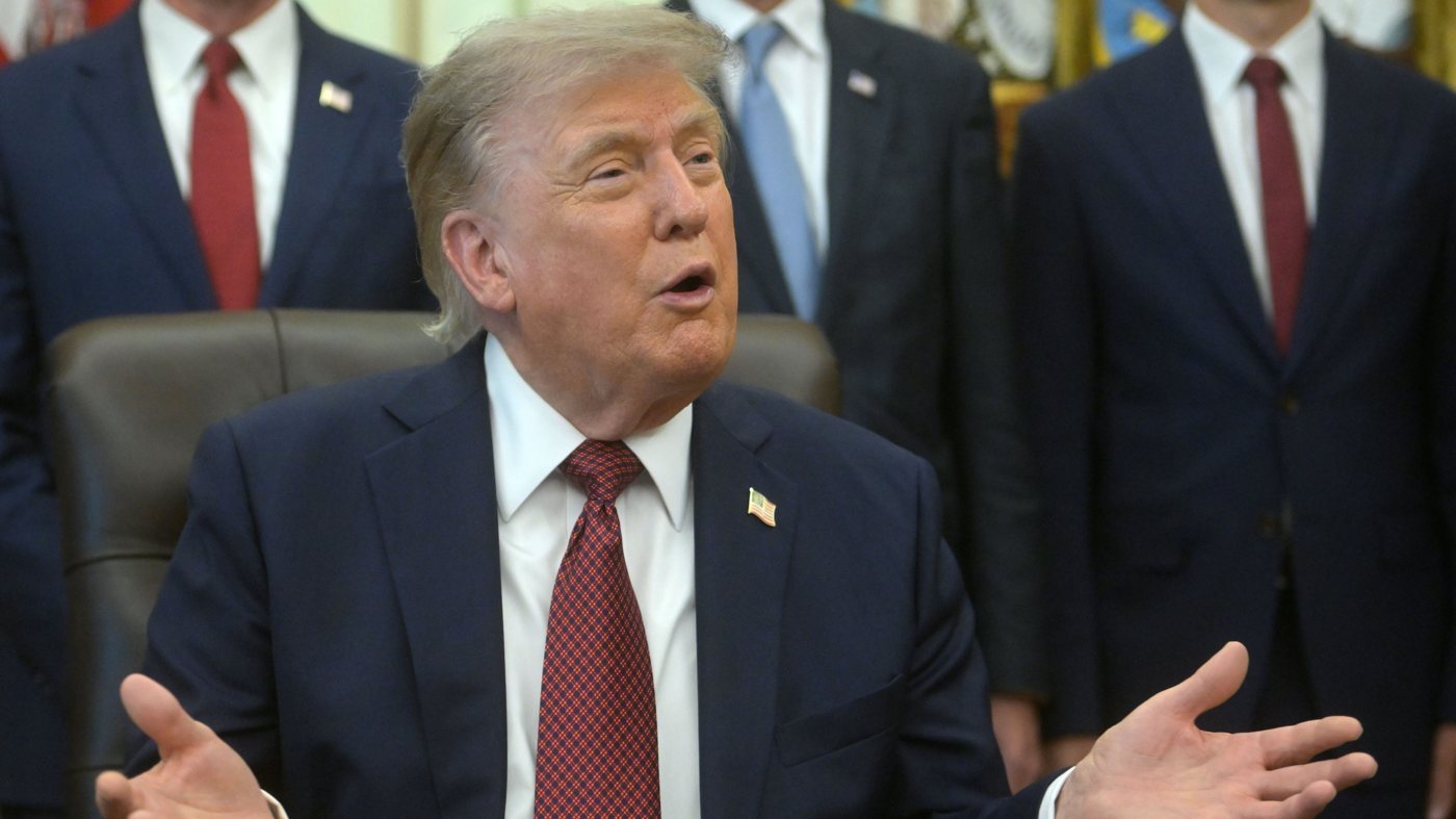 Trump defends ‘slave labour’ import tariff against UK amid court challenge