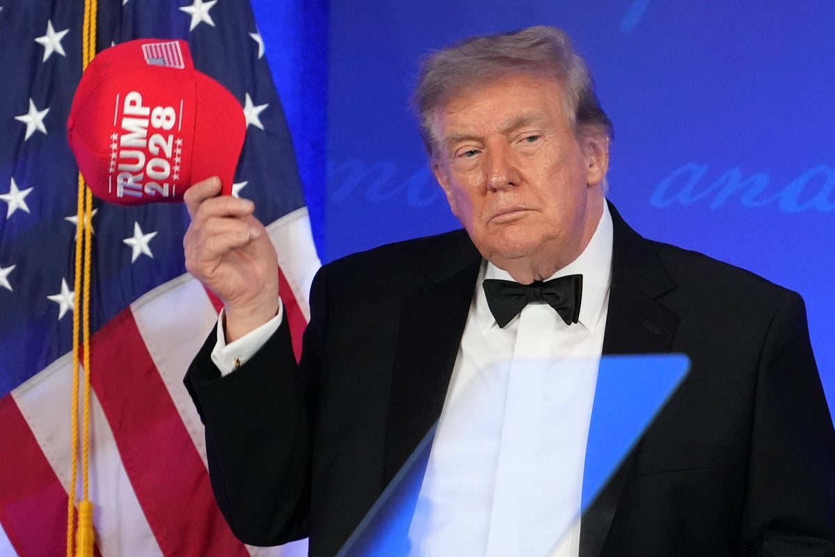Trump’s rambling gala address included insults, potshots and quip about a third presidential term